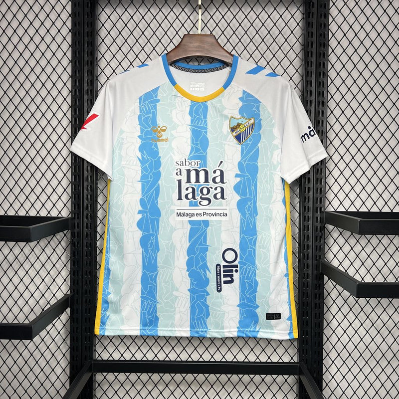 Camisa Malaga Home 24/25 - Torcedor Masculina - Lançamento