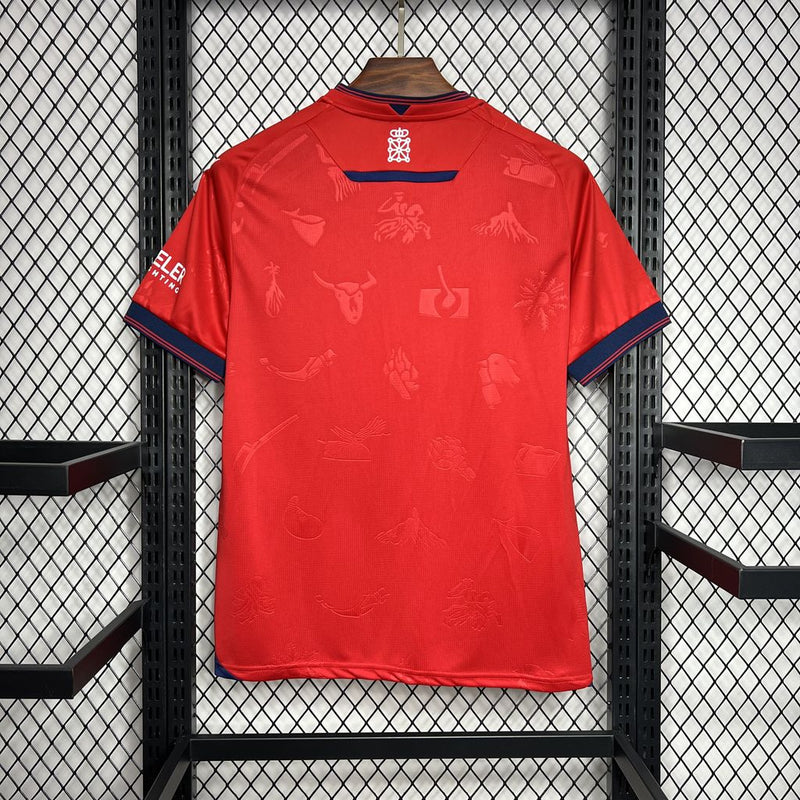 Camisa Osasuna Hime 24/25 - Torcedor Masculina - Lançamento