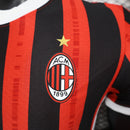 Camisa AC Milan Home 2024/25 - Puma Jogador Masculina - Vermelha/Preta
