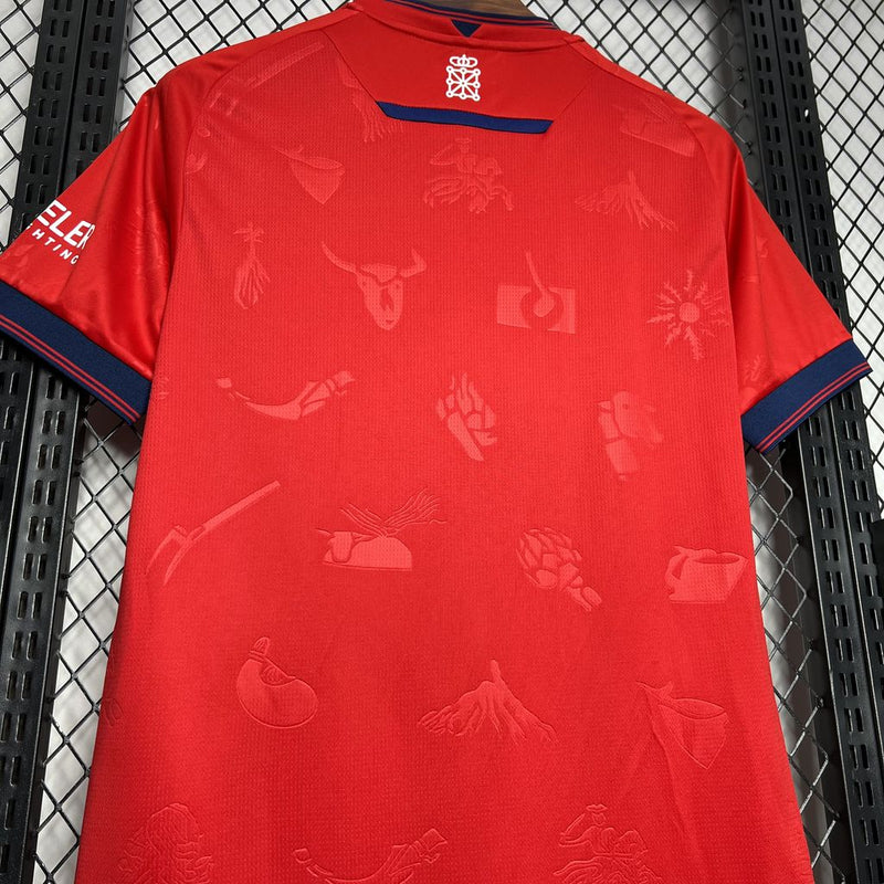 Camisa Osasuna Hime 24/25 - Torcedor Masculina - Lançamento