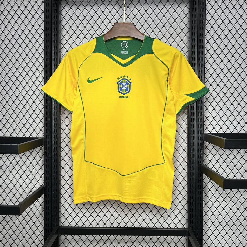 Camisa Brasil Titular 2004 - Versão Retro