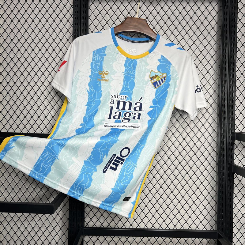 Camisa Malaga Home 24/25 - Torcedor Masculina - Lançamento