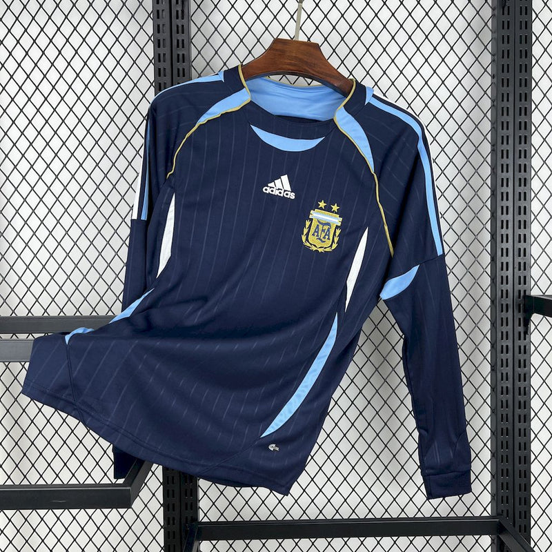 Camisa Argentina Reserva 06/07 - Versão Retro Manga Comprida