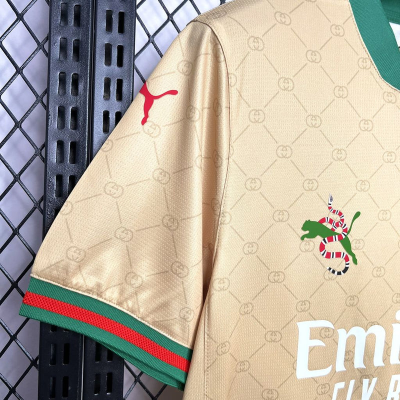 Camisa Milan Gucci Cobranded edition 24/25 - Puma Torcedor Masculina - Lançamento