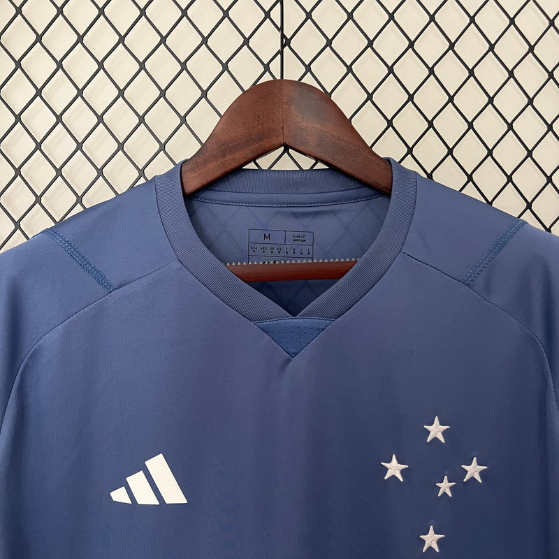 Camisa Cruzeiro Treino Azul 24/25 - Versão Torcedor