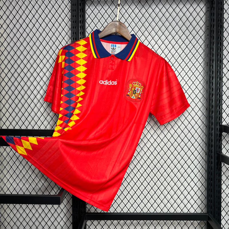 Camisa Espanha Home 1994 - Versão Retro