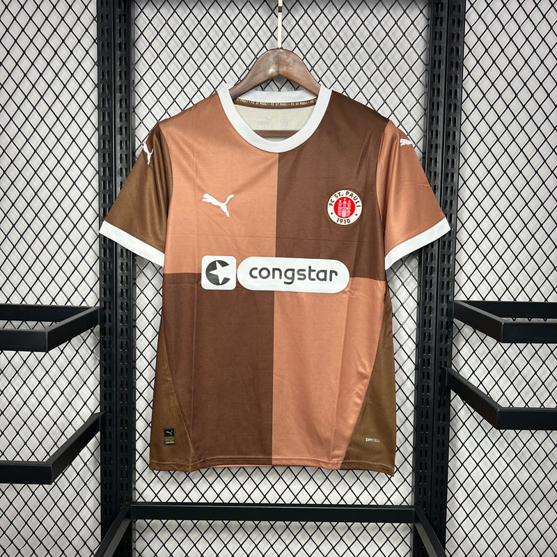 Camisa FC St. Pauli Home 24/25 - Torcedor Masculina - Lançamento