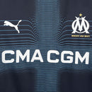 Camisa Pronta Entrega Olympique de Marseille Away 2025/26 - Puma Torcedor Masculina - Preta/Azul