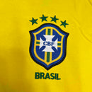 Camisa Pronta Entrega Seleção Brasil Home 1998/99 - Nike Retrô Masculina - Amarela/Verde