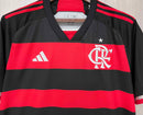 Camisa Pronta Entrega Flamengo Home 2024/25 - Adidas Torcedor Masculina - Vermelha/Preta
