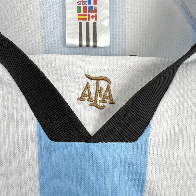 Camisa Argentina Titular 1998 - Versão Retro Manga Comprida