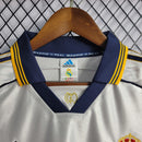 Camisa Pronta Entrega Real Madrid Home 1998/00 - Adidas Retrô Masculina - Branca/Azul