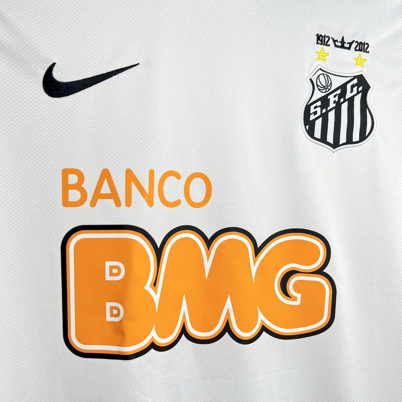 Camisa Santos Titular 11/12 - Versão Retro Manga Comprida