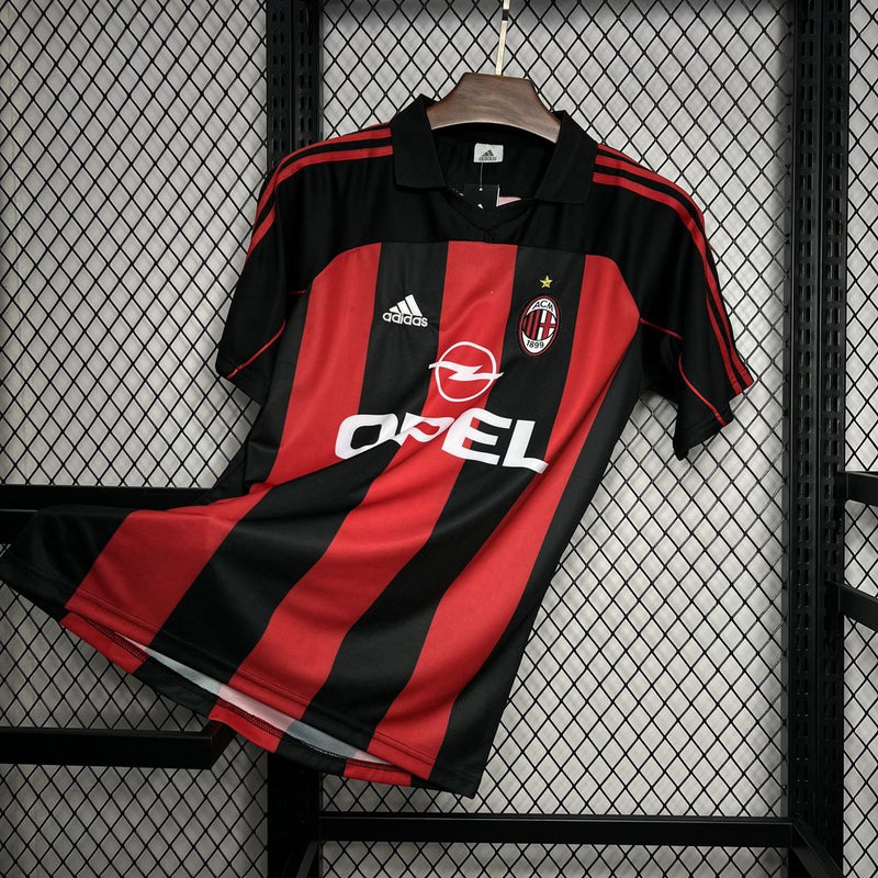 Camisa Milan Home 00/01 - Versão Retro