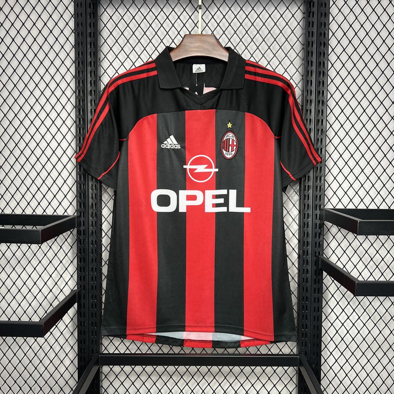 Camisa Milan Home 00/01 - Versão Retro