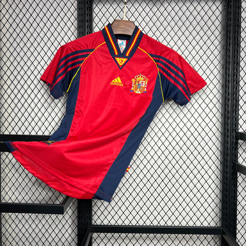 Camisa Espanha Home 1998 - Versão Retro