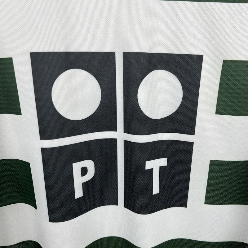 Camisa Sporting Titular 01/02 - Versão Retro Manga Comprida