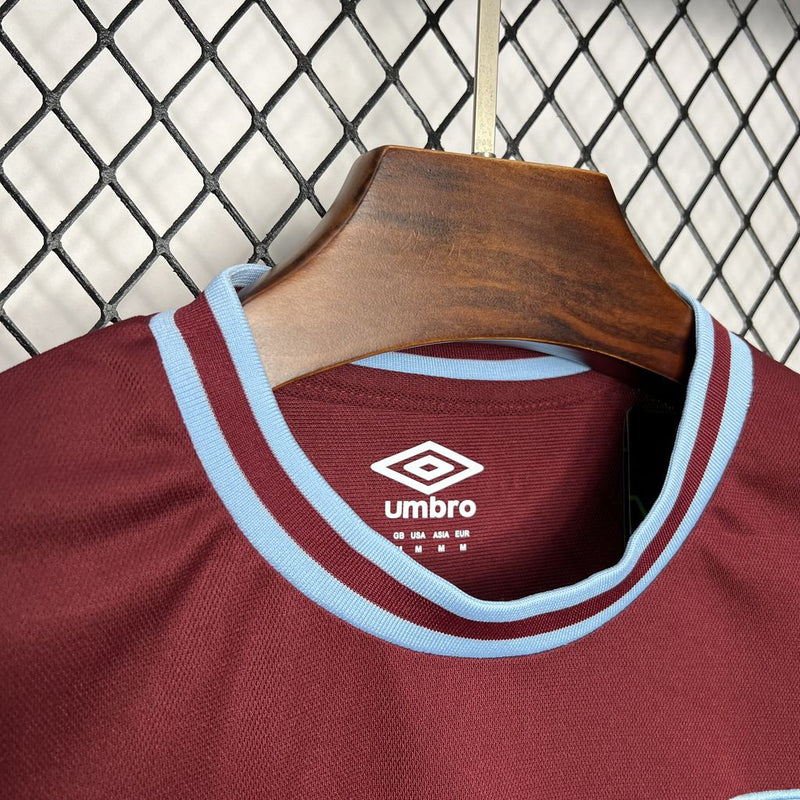 Camisa West Ham Home 24/25 - Versão Torcedor