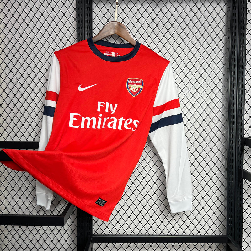 Camisa Arsenal Titular 12/13 - Versão Retro Manga Comprida