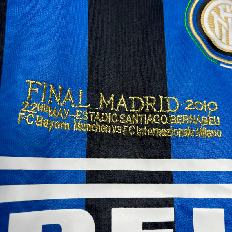 Camisa Inter de Milão Titular 09/10 - Versão Retro