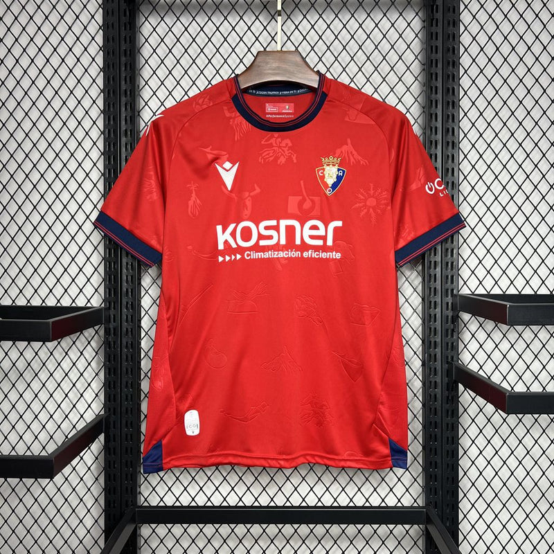 Camisa Osasuna Hime 24/25 - Torcedor Masculina - Lançamento