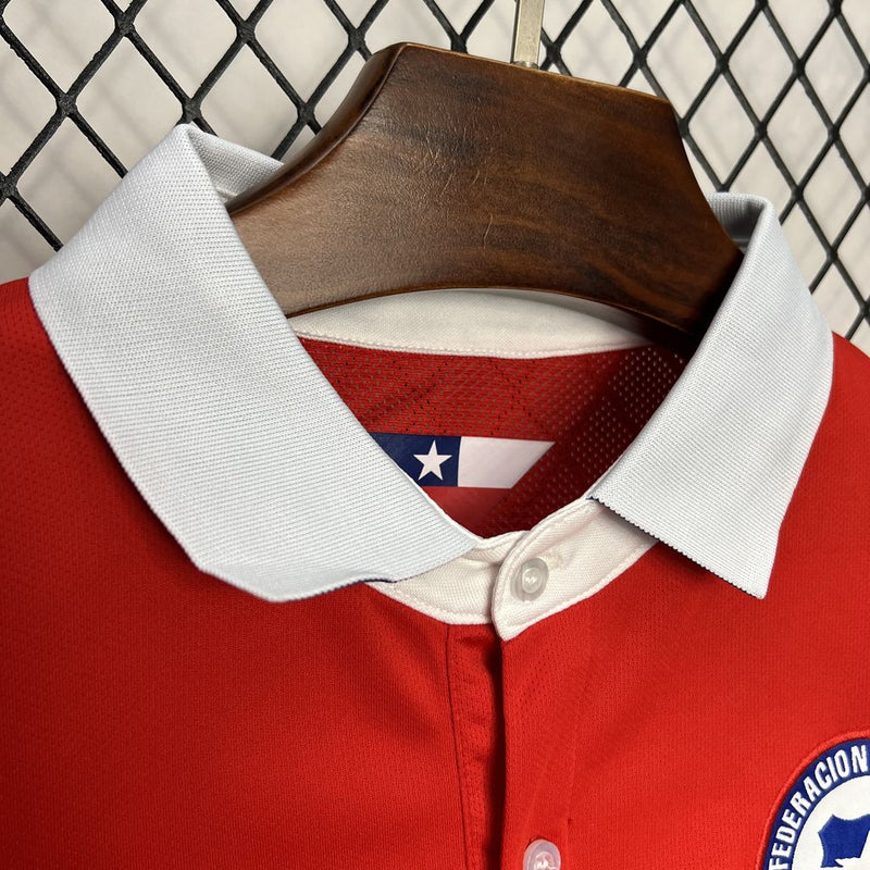 Camisa Chile Titular 15/16 - Versão Retro