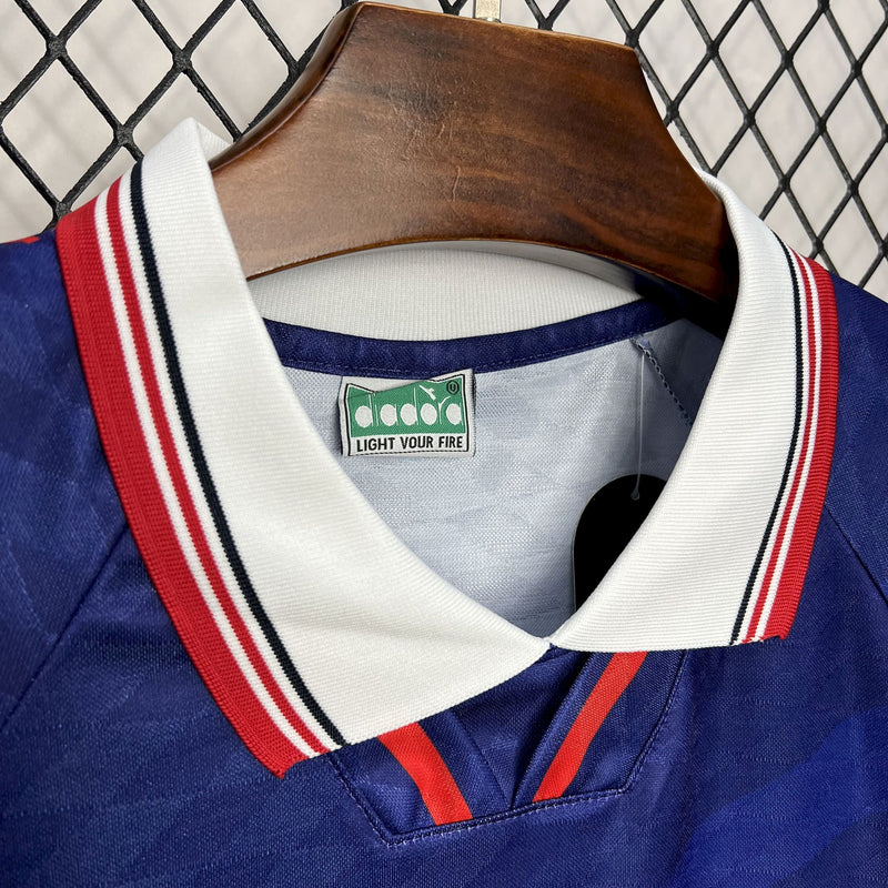 Camisa Universidad de Chile Titular 1996 - Versão Retro Manga Comprida