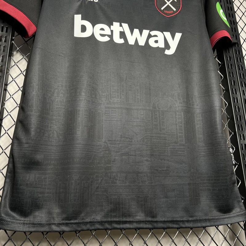 Camisa West Ham lll 24/25 - Versão Torcedor