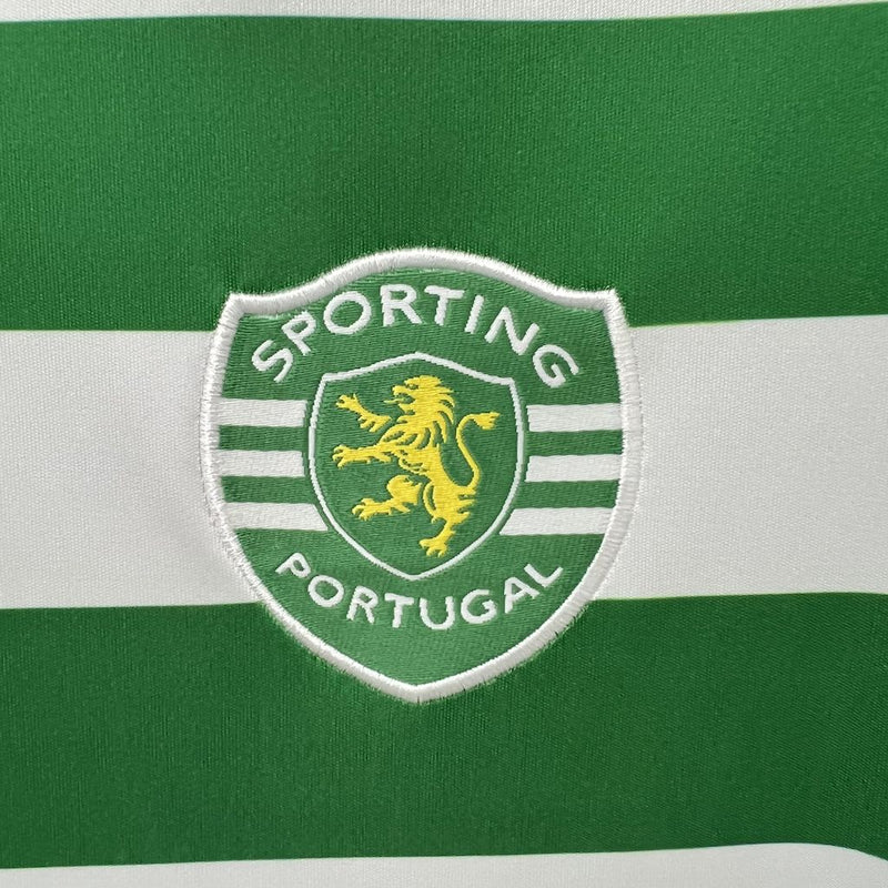 Camisa Sporting Titular 03/04 - Versão Retro