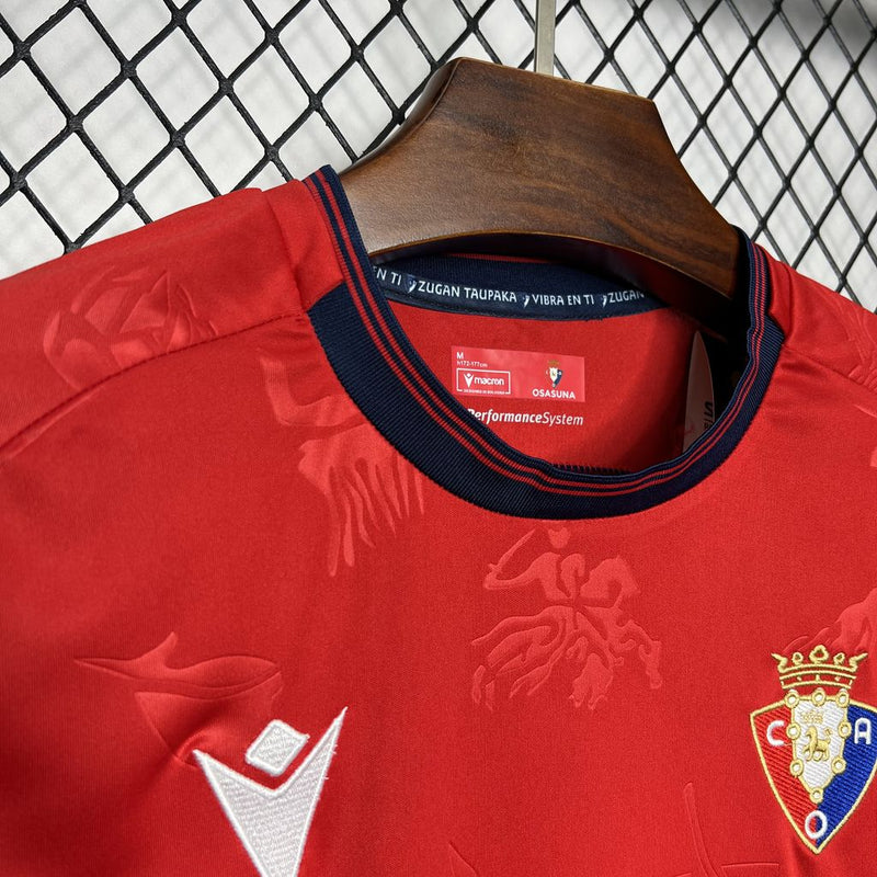 Camisa Osasuna Hime 24/25 - Torcedor Masculina - Lançamento