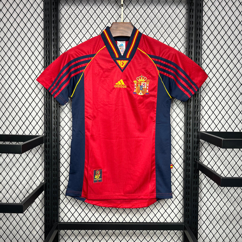 Camisa Espanha Home 1998 - Versão Retro