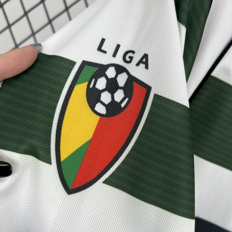 Camisa Sporting Titular 01/02 - Versão Retro Manga Comprida