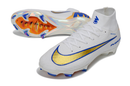Chuteira Nike Air Zoom Mercurial - Superfly IIX Elite  - Branca/Azul