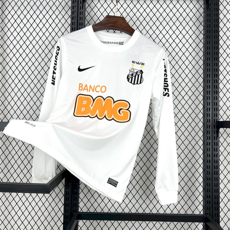 Camisa Santos Titular 11/12 - Versão Retro Manga Comprida