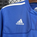 Camisa Manga Longa Chelsea Home 2009/10 - Adidas Retrô Masculina - Azul/Branca