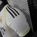 Camisa Real Madrid Home 2025/26 - Adidas Jogador Masculina - Branca/Preta