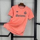Camisa Pronta Entrega Porto Away 2025/26 - New Balace Torcedor Masculina - Salmão/Cinza