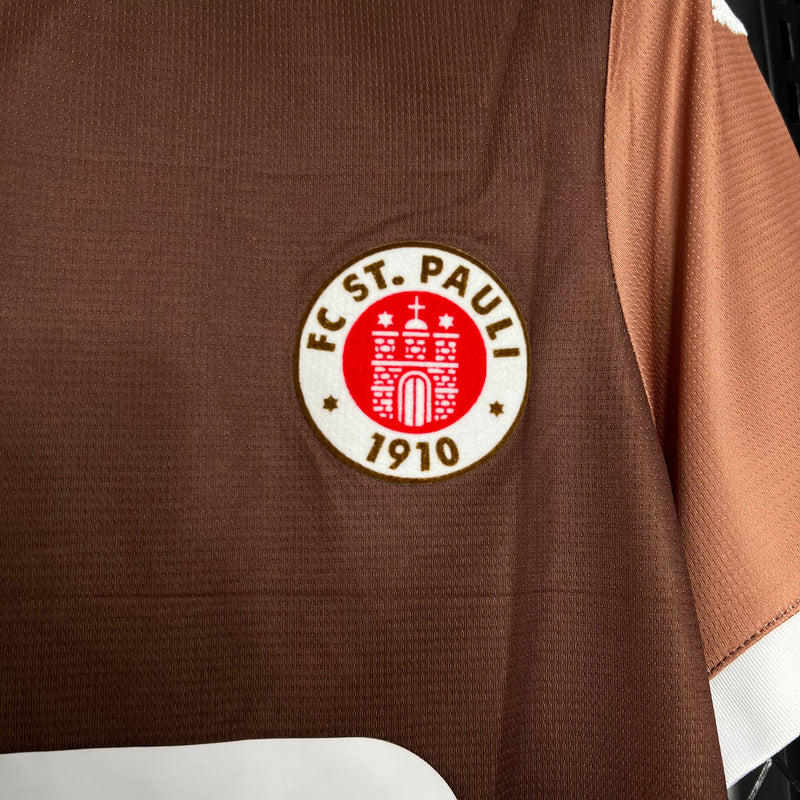 Camisa FC St. Pauli Home 24/25 - Torcedor Masculina - Lançamento