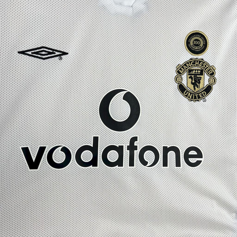 Camisa Manchester united Dupla Face 01/02 - Versão Retro