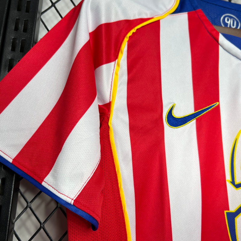 Camisa Atlético de Madrid Titular 04/05 - Versão Retro