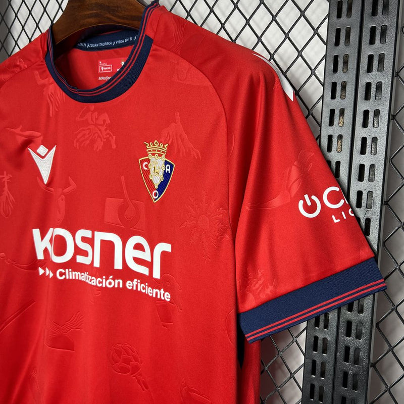 Camisa Osasuna Hime 24/25 - Torcedor Masculina - Lançamento