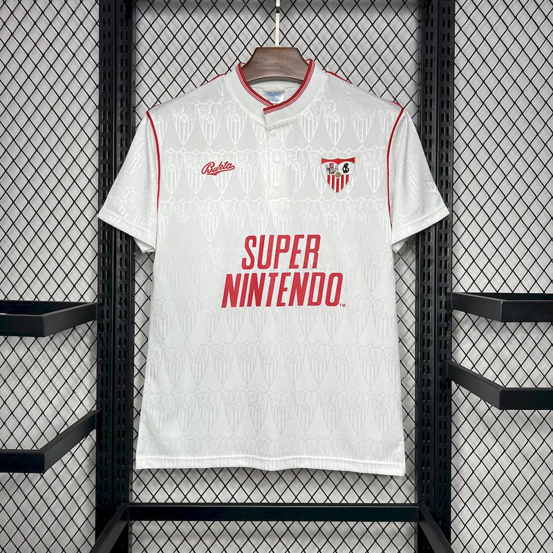 Camisa Sevilla Titular 91/92 - Versão Retro