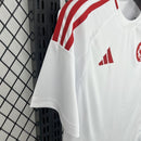 Camisa Pronta Entrega Internacional Away 2025/26 - Adidas Torcedor Masculina - Branca/Vermelha