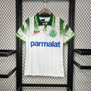 Camisa Palmeiras Away 1996 - Rebook Retrô Masculina - Branca/Verde