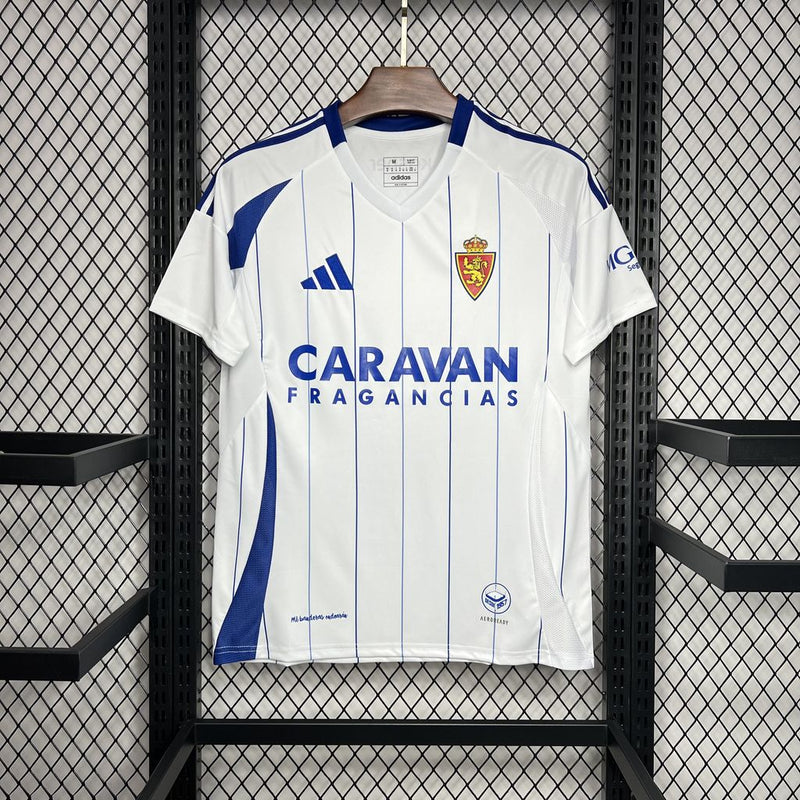 Camisa Real Zaragoza Home 24/25 - Torcedor Masculina - Lançamento