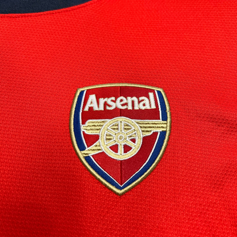 Camisa Arsenal Titular 12/13 - Versão Retro Manga Comprida