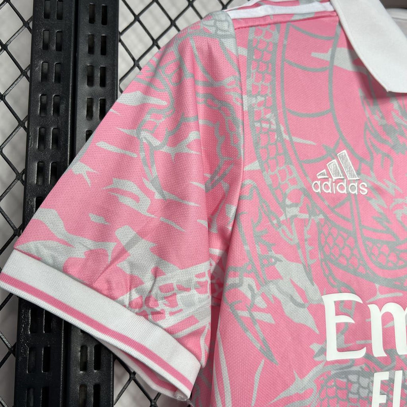 Camisa Real Madrid Rosa Edição Especial 23/24 - Adidas Torcedor Masculina