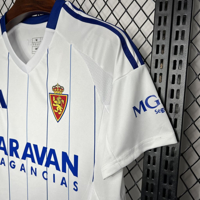 Camisa Real Zaragoza Home 24/25 - Torcedor Masculina - Lançamento