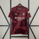 Camisa Manchester City Away 2024/25 - Puma Torcedor Masculina - Bordo
