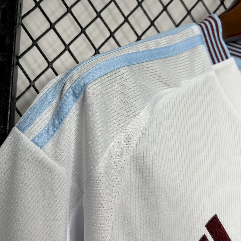 Camisa Aston Villa Villa Away 24/25 Castore Torcedor Masculina - Lançamento